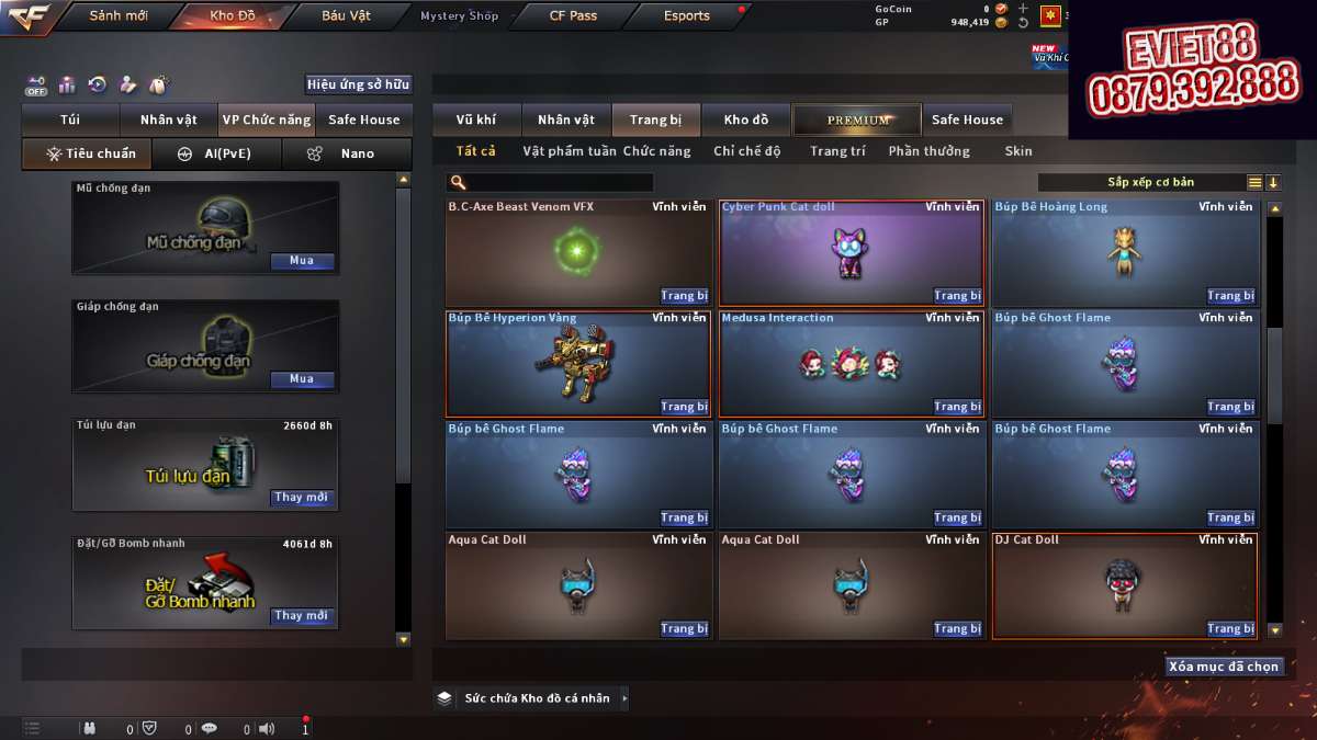 shop acc cf uy tin gia re